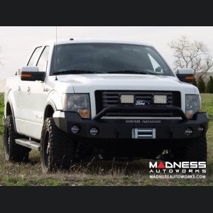 Ford F-150 Stealth Front Winch Bumper Pre-Runner Guard - Smittybilt XRC - Raw Steel WARN M12000